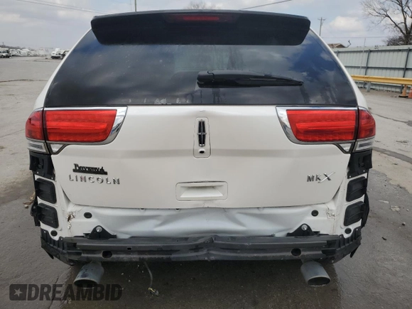 2011 Lincoln MKX with VIN 2LMDJ6JK5BBJ20928, listed as a Copart auction lot 48939245 with 159,518 mi miles and Salvage Title. Bid and sale history available at carsss.com. Image 6.
