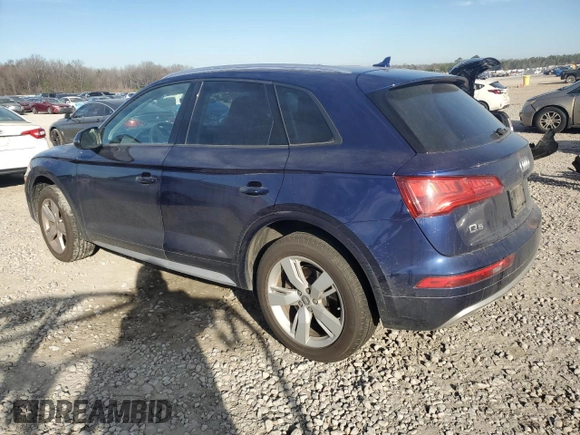 2018 Audi Q5 Premium with VIN WA1ANAFY9J2014052, listed as a Copart auction lot 46989835 with 126,505 mi miles and Salvage Title. Bid and sale history available at DreamBid. Image 2.
