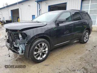 2019 Dodge Durango GT Plus with VIN 1C4RDJDG4KC560629, listed as a Copart auction lot 47756325 with 74,723 mi miles and Salvage Title. Bid and sale history available at DreamBid. Image 1.