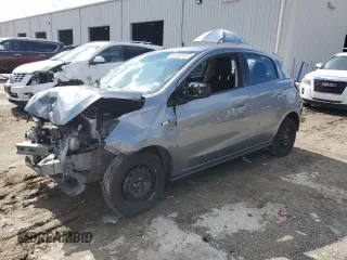 2021 Mitsubishi Mirage ES z VIN ML32AUHJ7MH008519, wystawiony jako Copart lot #56469705 z przebiegiem 128 811 mil mil oraz Szkoda całkowita • Salvage title. Historia ofert i sprzedaży dostępna na DreamBid. Obrazek 1.