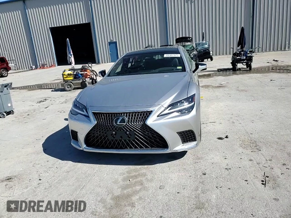 2024 Lexus LS 500 with VIN JTHD51GF5R5012520, listed as a Copart auction lot 49307425 with 1,728 mi miles and Salvage title. Bid and sale history available at DreamBid. Image 11.
