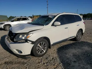 2015 Nissan Pathfinder SV z VIN 5N1AR2MN1FC714380, wystawiony jako Copart lot #53359445 z przebiegiem 146 049 mil mil oraz Nie do naprawy • Non repairable. Historia ofert i sprzedaży dostępna na DreamBid. Obrazek 1.