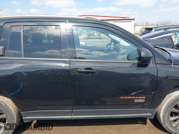 2017 Jeep Compass Sport with VIN 1C4NJCBB2HD134094, listed as a IAAI auction lot 41892856 with 59,642 mi miles and . Bid and sale history available at DreamBid. Image 13.