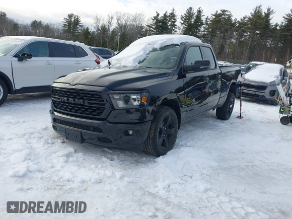 2023 Ram 1500 Big Horn with VIN 1C6RRFBG1PN522084, listed as a IAAI auction lot 41569930 with 15,728 mi miles. Bid and sale history available at carsss.com. Image 18.