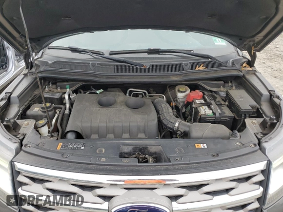2018 Ford Explorer XLT with VIN 1FM5K8DH0JGB50614, listed as a Copart auction lot 58056835 with 106,595 mi miles and Salvage title. Bid and sale history available at DreamBid. Image 12.