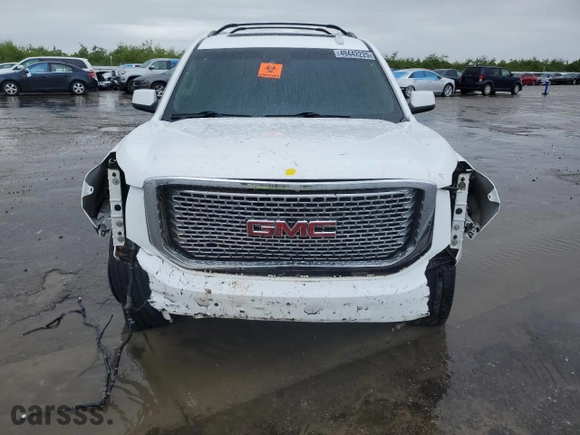 2016 GMC Yukon Denali with VIN 1GKS2CKJ2GR438300, listed as a Copart auction lot 49442225 with 0 mi miles and Salvage Title. Bid and sale history available at carsss.com. Image 5.