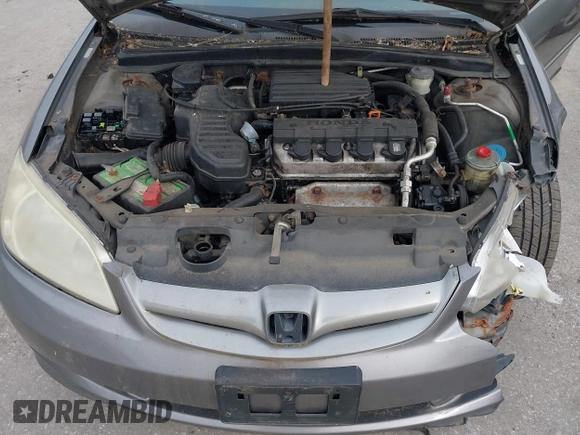 2005 Honda Civic LX z VIN 2HGES16555H633462, wystawiony jako IAAI lot #42352824 z przebiegiem 200 091 mil mil oraz . Historia ofert i sprzedaży dostępna na DreamBid. Obrazek 10.