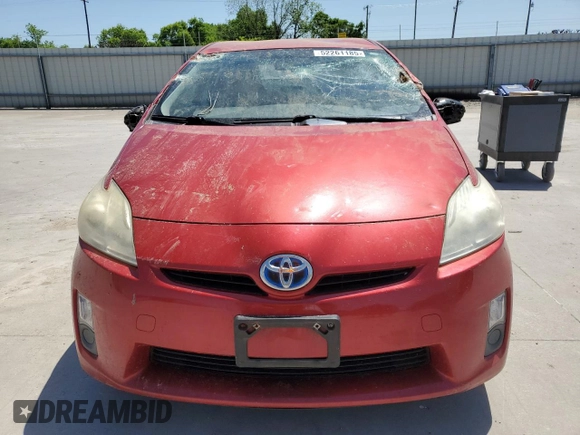 2011 Toyota Prius I with VIN JTDKN3DU3B1467807, listed as a Copart auction lot 52261185 with 209,111 mi miles and Salvage Title. Bid and sale history available at carsss.com. Image 5.
