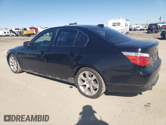 2007 BMW 5 Series 550i with VIN WBANB53587CP08331, listed as a Copart auction lot 47246155 with 148,317 mi miles and Clean Title. Bid and sale history available at DreamBid. Image 2.