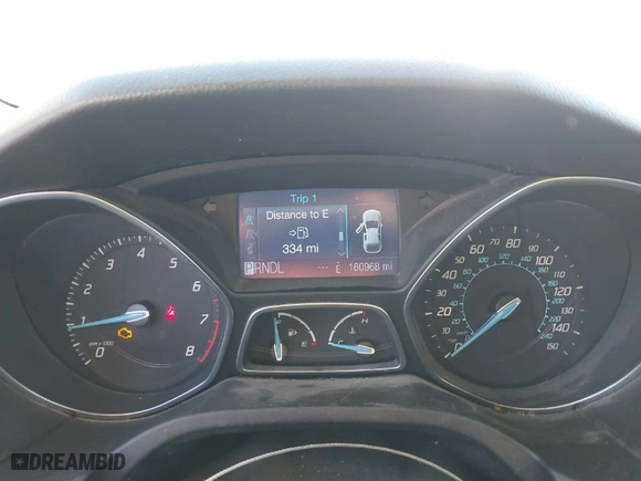 2012 Ford Focus SE with VIN 1FAHP3F29CL251911, listed as a IAAI auction lot 41757300 with 160,968 mi miles. Bid and sale history available at carsss.com. Image 7.