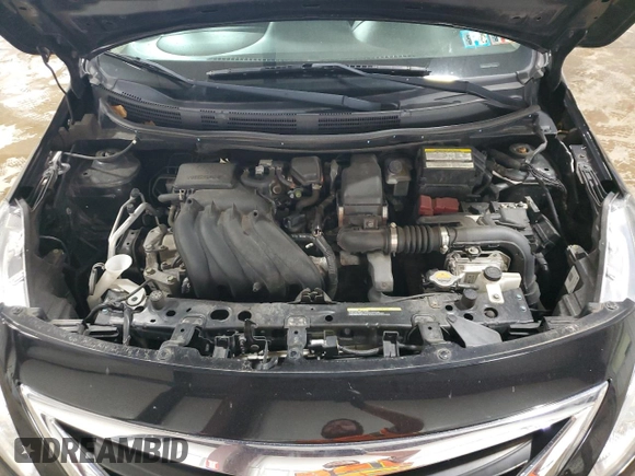 2019 Nissan Versa SV z VIN 3N1CN7APXKL829797, wystawiony jako Copart lot #59016235 z przebiegiem 90 811 mil mil oraz Szkoda całkowita • Salvage title. Historia ofert i sprzedaży dostępna na DreamBid. Obrazek 11.