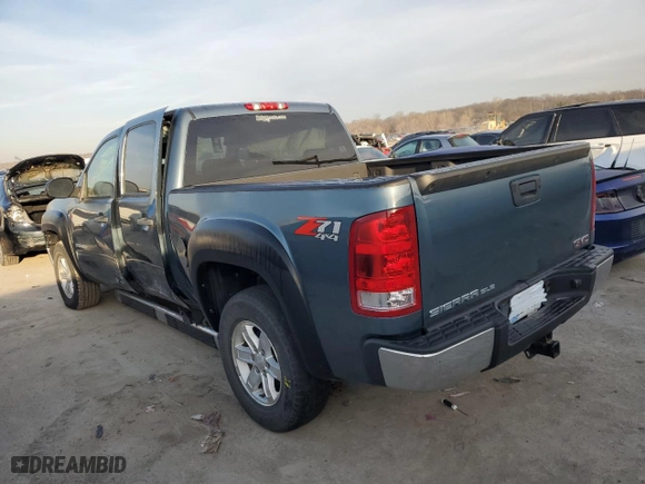 2011 GMC Sierra 1500 SLE with VIN 3GTP2VE38BG255020, listed as a Copart auction lot 48247375 with 118,861 mi miles and Salvage Title. Bid and sale history available at carsss.com. Image 2.