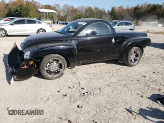 2005 Chevrolet SSR LS z VIN 1GCES14H35B121137, wystawiony jako Copart lot #77892444 z przebiegiem 89 997 mil mil oraz Szkoda całkowita • Salvage title. Historia ofert i sprzedaży dostępna na DreamBid. Obrazek 1.