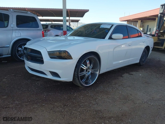 2012 Dodge Charger SE with VIN 2C3CDXBG1CH258360, listed as a IAAI auction lot 41937619 with 127,167 mi miles. Bid and sale history available at carsss.com. Image 2.
