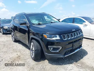 2018 Jeep Compass Limited with VIN 3C4NJDCBXJT332524, listed as a IAAI auction lot 42618421 with 61,854 mi miles and . Bid and sale history available at DreamBid. Image 1.