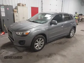 2015 Mitsubishi Outlander Sport ES with VIN 4A4AR3AU0FE014305, listed as a IAAI auction lot 41808030 with 90,753 mi miles. Bid and sale history available at carsss.com. Image 2.