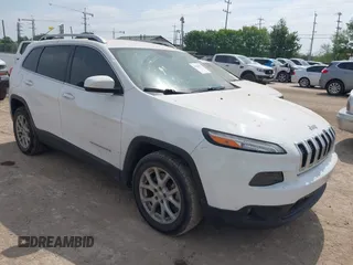 2018 Jeep Cherokee Latitude Plus with VIN 1C4PJLLX2JD557198, listed as a IAAI auction lot 41908907 with 155,195 mi miles and . Bid and sale history available at DreamBid. Image 1.