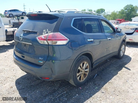 2014 Nissan Rogue SV with VIN 5N1AT2MT4EC813953, listed as a IAAI auction lot 41995738 with 264,064 mi miles. Bid and sale history available at carsss.com. Image 4.