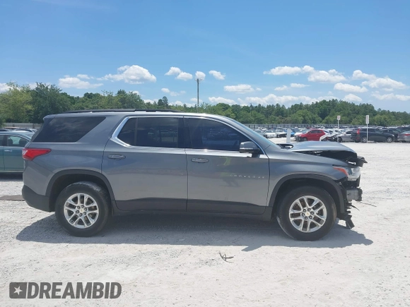 2019 Chevrolet Traverse LT Cloth with VIN 1GNERGKW0KJ123288, listed as a IAAI auction lot 42345412 with 78,696 mi miles and . Bid and sale history available at DreamBid. Image 13.