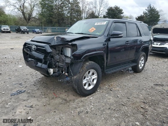 2020 Toyota 4Runner SR5 with VIN JTEBU5JR6L5738122, listed as a Copart auction lot 50733015 with 110,755 mi miles and Salvage Title. Bid and sale history available at carsss.com. Image 1.