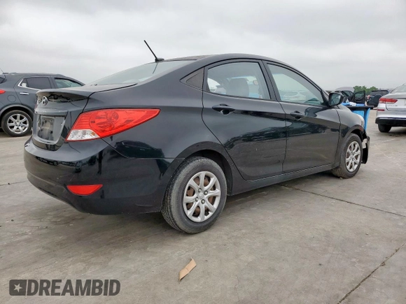 2012 Hyundai Accent GLS with VIN KMHCT4AE0CU054171, listed as a Copart auction lot 55357675 with 168,996 mi miles and Clean Title. Bid and sale history available at carsss.com. Image 3.