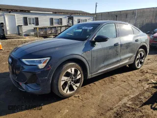 2022 Audi e-tron Sportback S line Premium with VIN WA11ABGE6NB030026, listed as a Copart auction lot 42739545 with 25,994 mi miles and Salvage Title. Bid and sale history available at carsss.com. Image 1.