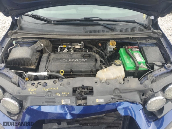 2014 Chevrolet Sonic LS with VIN 1G1JA6SH0E4101085, listed as a Copart auction lot 56472284 with 115,091 mi miles and Salvage Title. Bid and sale history available at carsss.com. Image 11.
