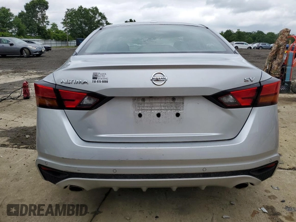 2019 Nissan Altima SV with VIN 1N4BL4DV7KC159344, listed as a Copart auction lot 57728725 with 53,747 mi miles and Salvage title. Bid and sale history available at DreamBid. Image 6.