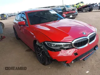 2019 BMW 3 Series 330i with VIN WBA5R1C55KAK12704, listed as a IAAI auction lot 41772453 with Not Provided miles and . Bid and sale history available at DreamBid. Image 1.