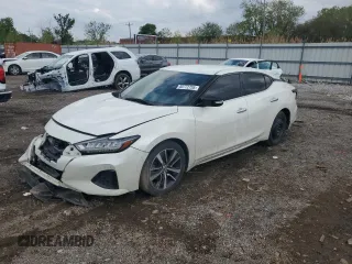 2020 Nissan Maxima SV z VIN 1N4AA6CV6LC376495, wystawiony jako Copart lot #55772755 z przebiegiem 58 078 mil mil oraz Szkoda całkowita • Salvage title. Historia ofert i sprzedaży dostępna na DreamBid. Obrazek 1.