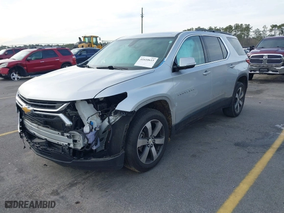 2019 Chevrolet Traverse LT Leather with VIN 1GNERHKW6KJ140036, listed as a IAAI auction lot 41610615 with 98,685 mi miles. Bid and sale history available at carsss.com. Image 17.