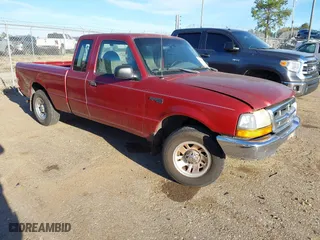 1999 Ford Ranger XL with VIN 1FTYR14V7XPB13983, listed as a IAAI auction lot 41764963 with 177,566 mi miles. Bid and sale history available at carsss.com. Image 1.
