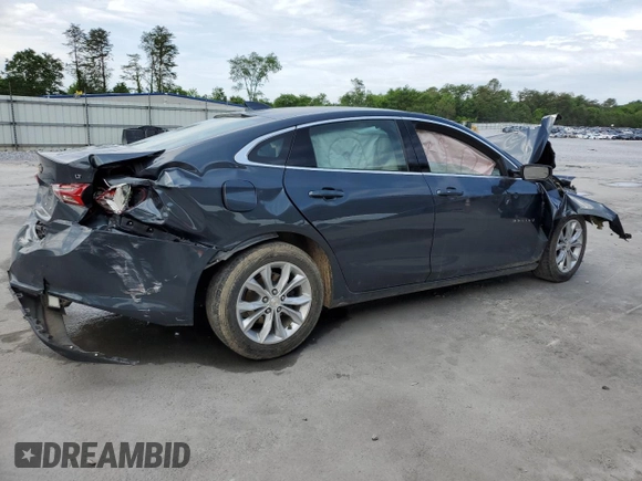 2021 Chevrolet Malibu LT with VIN 1G1ZD5ST2MF017216, listed as a Copart auction lot 55122115 with Not Provided miles and Salvage Title. Bid and sale history available at DreamBid. Image 3.