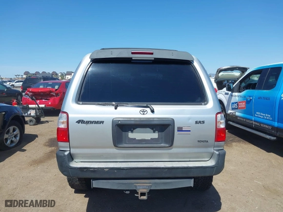 2001 Toyota 4Runner SR5 with VIN JT3GN86R810210887, listed as a IAAI auction lot 41841575 with 414,348 mi miles. Bid and sale history available at carsss.com. Image 16.
