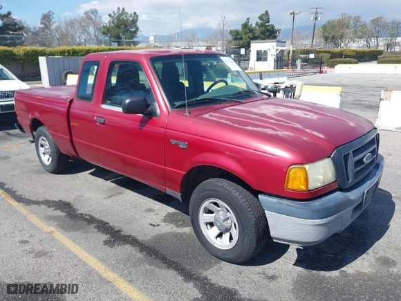 2005 Ford Ranger XL with VIN 1FTYR14U85PA06428, listed as a IAAI auction lot 41712486 with 125,067 mi miles. Bid and sale history available at carsss.com. Image 1.