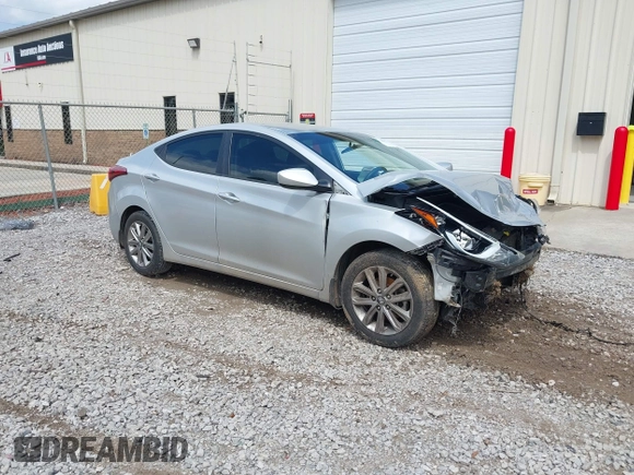2015 Hyundai Elantra SE z VIN 5NPDH4AE6FH616583, wystawiony jako IAAI lot #42188154 z przebiegiem 105 523 mil mil oraz . Historia ofert i sprzedaży dostępna na DreamBid. Obrazek 1.