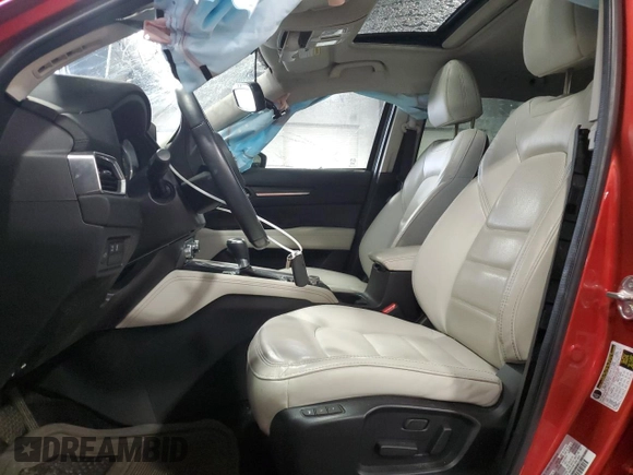 2018 Mazda CX-5 Grand Touring with VIN JM3KFBDM5J0454026, listed as a Copart auction lot 60672315 with 12,292 mi miles and Salvage title. Bid and sale history available at DreamBid. Image 7.