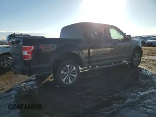 2018 Ford F-150 XL with VIN 1FTEW1EG4JFC11412, listed as a Copart auction lot 42422455 with 87,778 mi miles and Salvage Title. Bid and sale history available at carsss.com. Image 3.