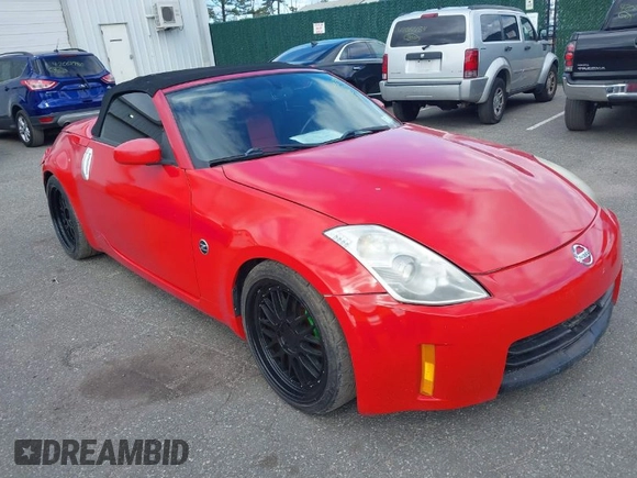 2008 Nissan 350Z Touring with VIN JN1BZ36A08M850394, listed as a IAAI auction lot 42063210 with 108,249 mi miles. Bid and sale history available at carsss.com. Image 1.