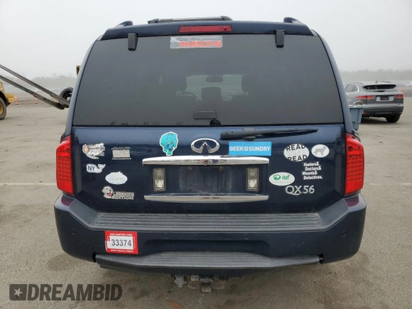 2007 Infiniti QX56 with VIN 5N3AA08C97N802871, listed as a Copart auction lot 49242275 with 156,532 mi miles and Clean Title. Bid and sale history available at carsss.com. Image 6.