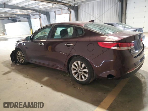 2018 Kia Optima LX with VIN 5XXGT4L3XJG260800, listed as a Copart auction lot 59512215 with 88,536 mi miles and Salvage title. Bid and sale history available at DreamBid. Image 2.