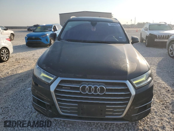 2018 Audi Q7 Premium with VIN WA1AHAF79JD029122, listed as a Copart auction lot 75455624 with 140,781 mi miles and Salvage title. Bid and sale history available at DreamBid. Image 5.