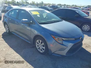2021 Toyota Corolla LE with VIN 5YFEPMAE4MP150479, listed as a IAAI auction lot 41826785 with 58,726 mi miles. Bid and sale history available at carsss.com. Image 1.