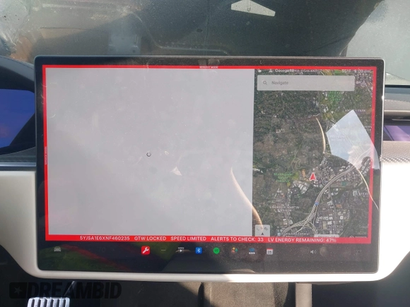 2022 Tesla Model S Plaid with VIN 5YJSA1E6XNF460235, listed as a IAAI auction lot 40951359 with 18,922 mi miles and . Bid and sale history available at DreamBid. Image 18.
