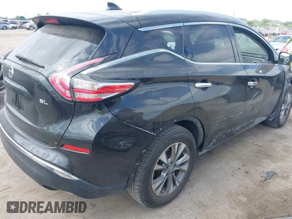 2017 Nissan Murano S z VIN 5N1AZ2MG8HN144578, wystawiony jako IAAI lot #42019013 z przebiegiem 138 120 mil mil oraz . Historia ofert i sprzedaży dostępna na DreamBid. Obrazek 4.