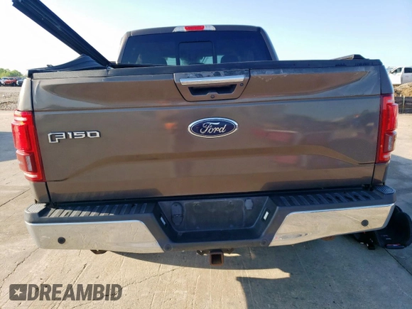 2015 Ford F-150 XL with VIN 1FTEW1CG9FKD08090, listed as a Copart auction lot 52092745 with Not Provided miles and Salvage Title. Bid and sale history available at carsss.com. Image 6.