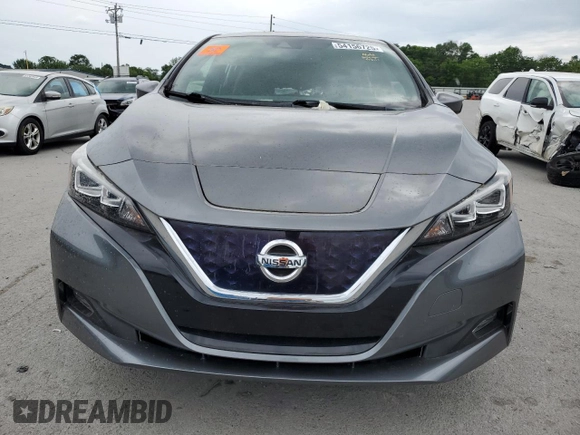 2018 Nissan LEAF SV with VIN 1N4AZ1CP9JC308525, listed as a Copart auction lot 54156725 with 4,596 mi miles and Salvage title. Bid and sale history available at DreamBid. Image 5.