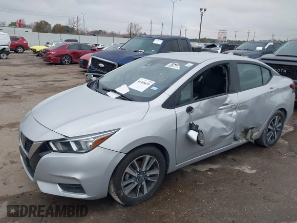 2021 Nissan Versa SV with VIN 3N1CN8EV4ML869262, listed as a IAAI auction lot 41408655 with 70,623 mi miles. Bid and sale history available at carsss.com. Image 17.