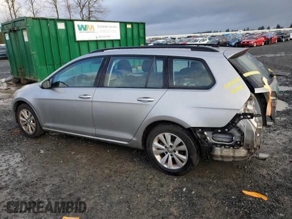 2017 Volkswagen Golf SportWagen S with VIN 3VWU17AUXHM540860, listed as a Copart auction lot 88146865 with 31,931 mi miles and Salvage Title. Bid and sale history available at carsss.com. Image 2.