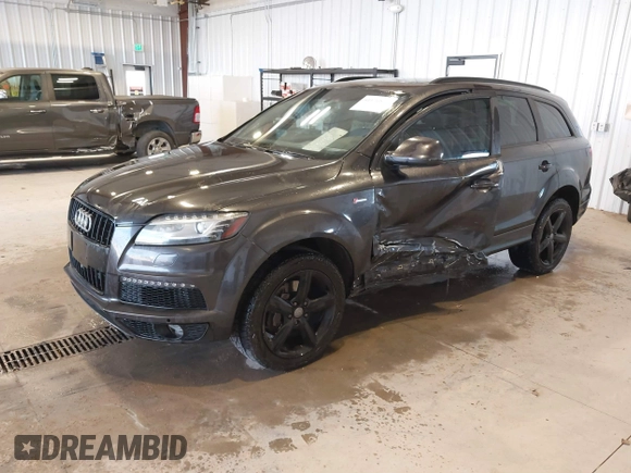 2015 Audi Q7 3.0T S line Prestige with VIN WA1DGAFE1FD014555, listed as a IAAI auction lot 41176881 with 149,546 mi miles. Bid and sale history available at carsss.com. Image 17.